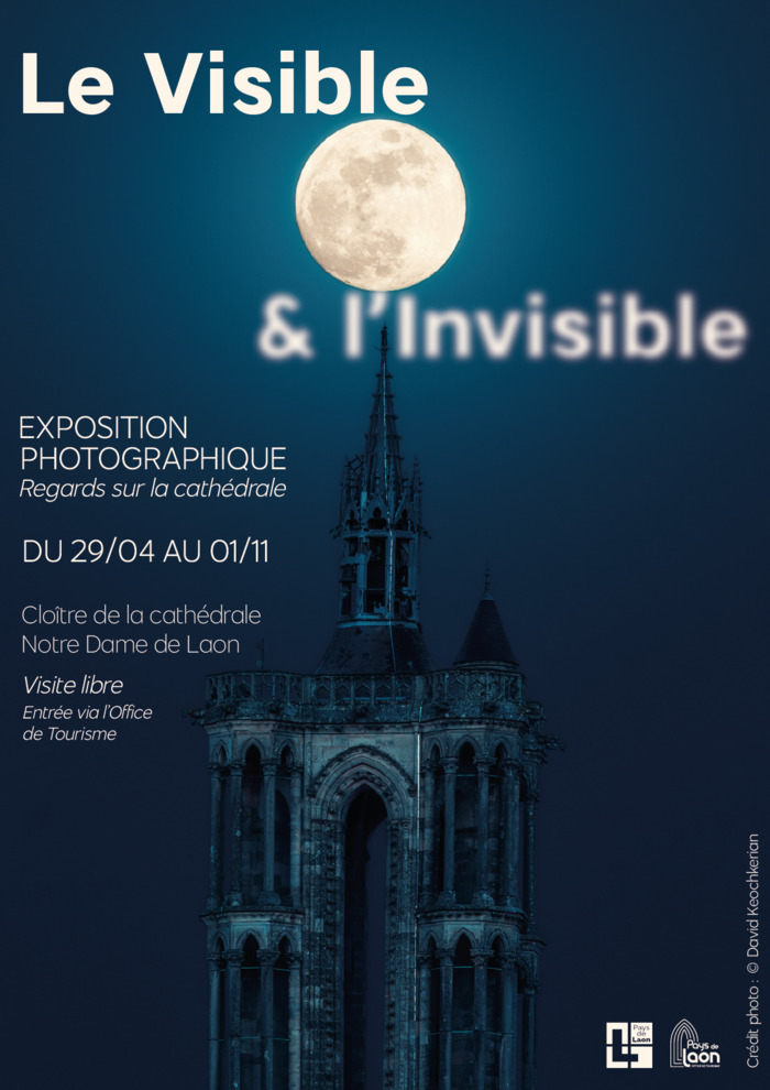 Exposition intitulée "Le Visible & l’Invisible" dans le cloître à Laon