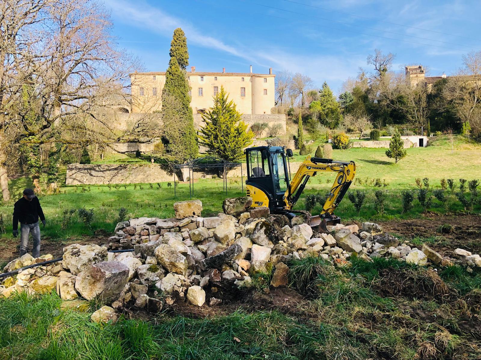 Visite guidée du château et des jardins de Malvignol