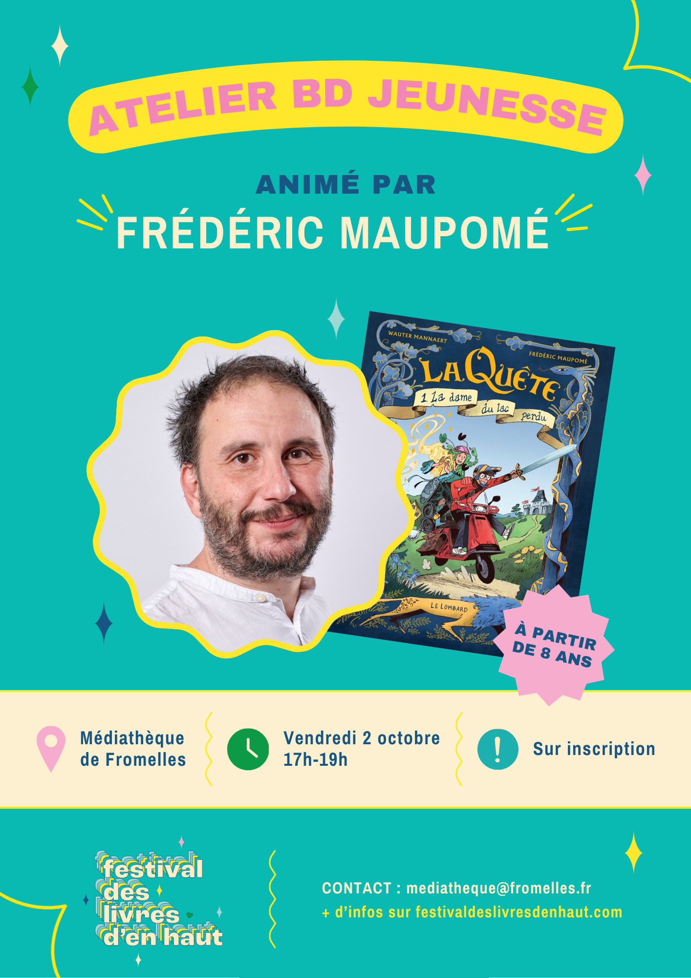 Rencontre et atelier avec l'écrivain et scénariste Frédéric Maupomé