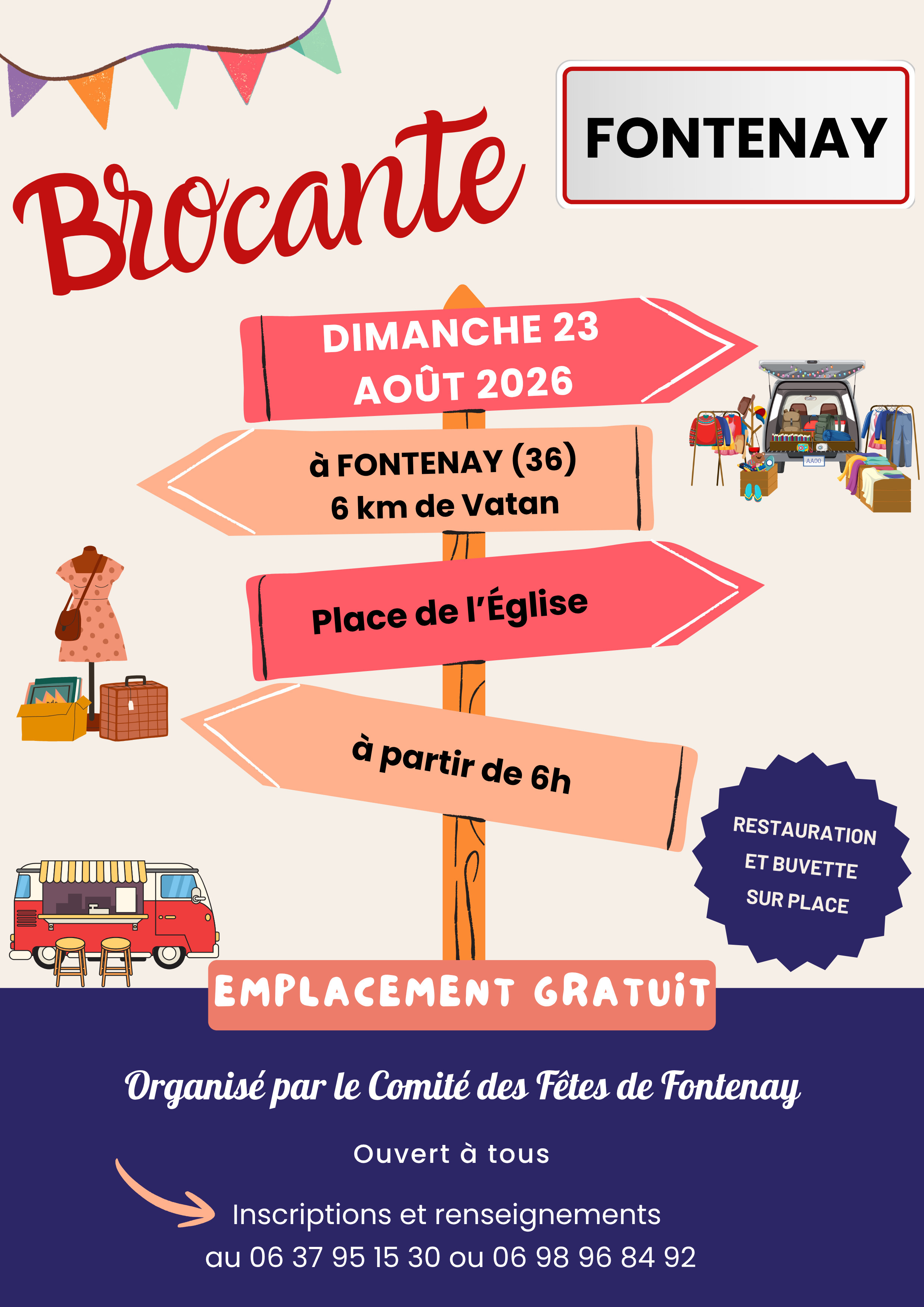 Brocante à Fontenay