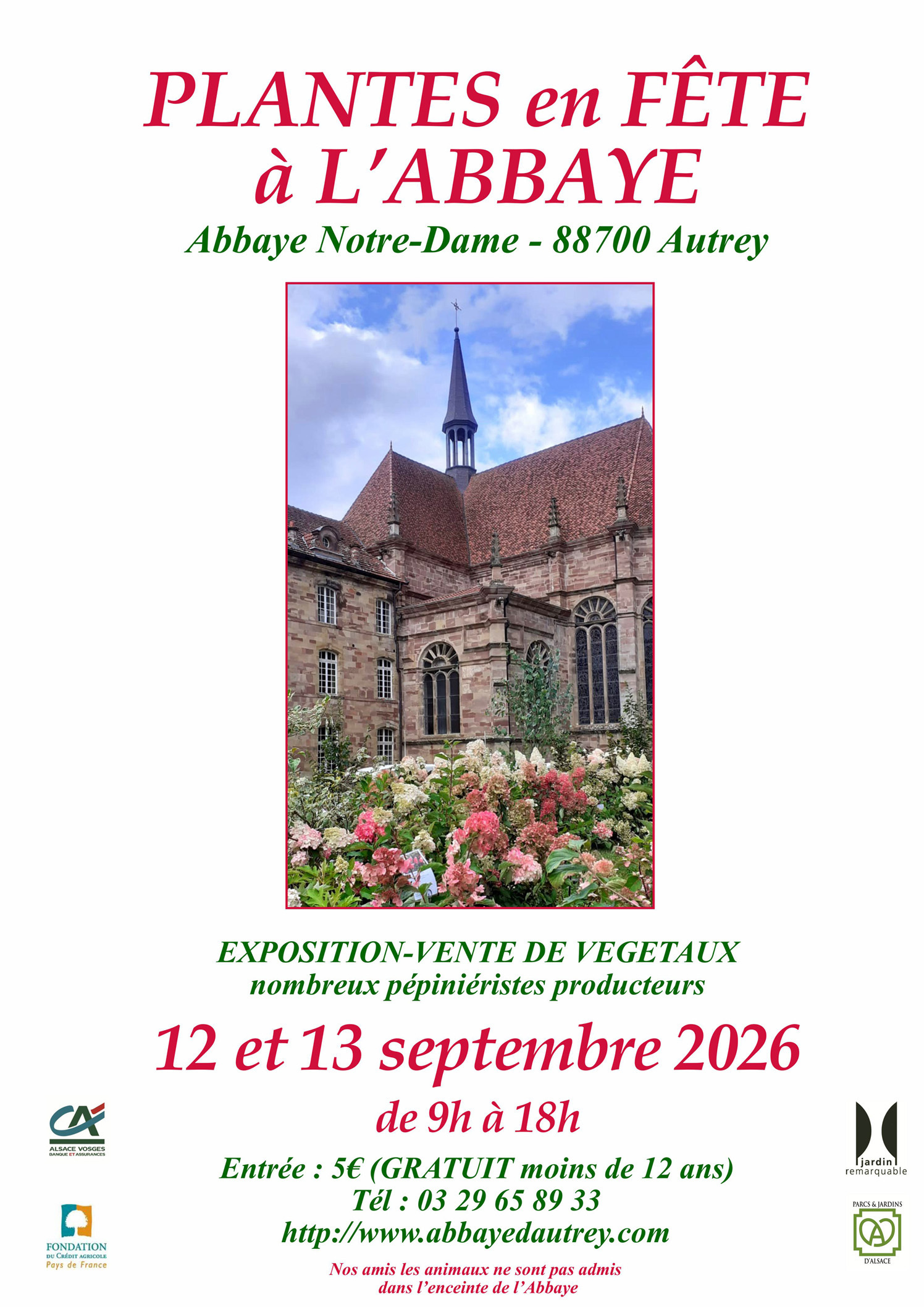 Plantes en Fêtes à L'Abbaye
