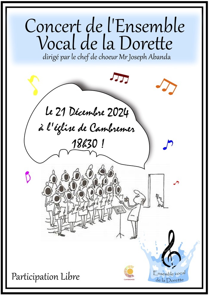 Concert de l'Ensemble Vocal de la Dorette de Bonnebosq