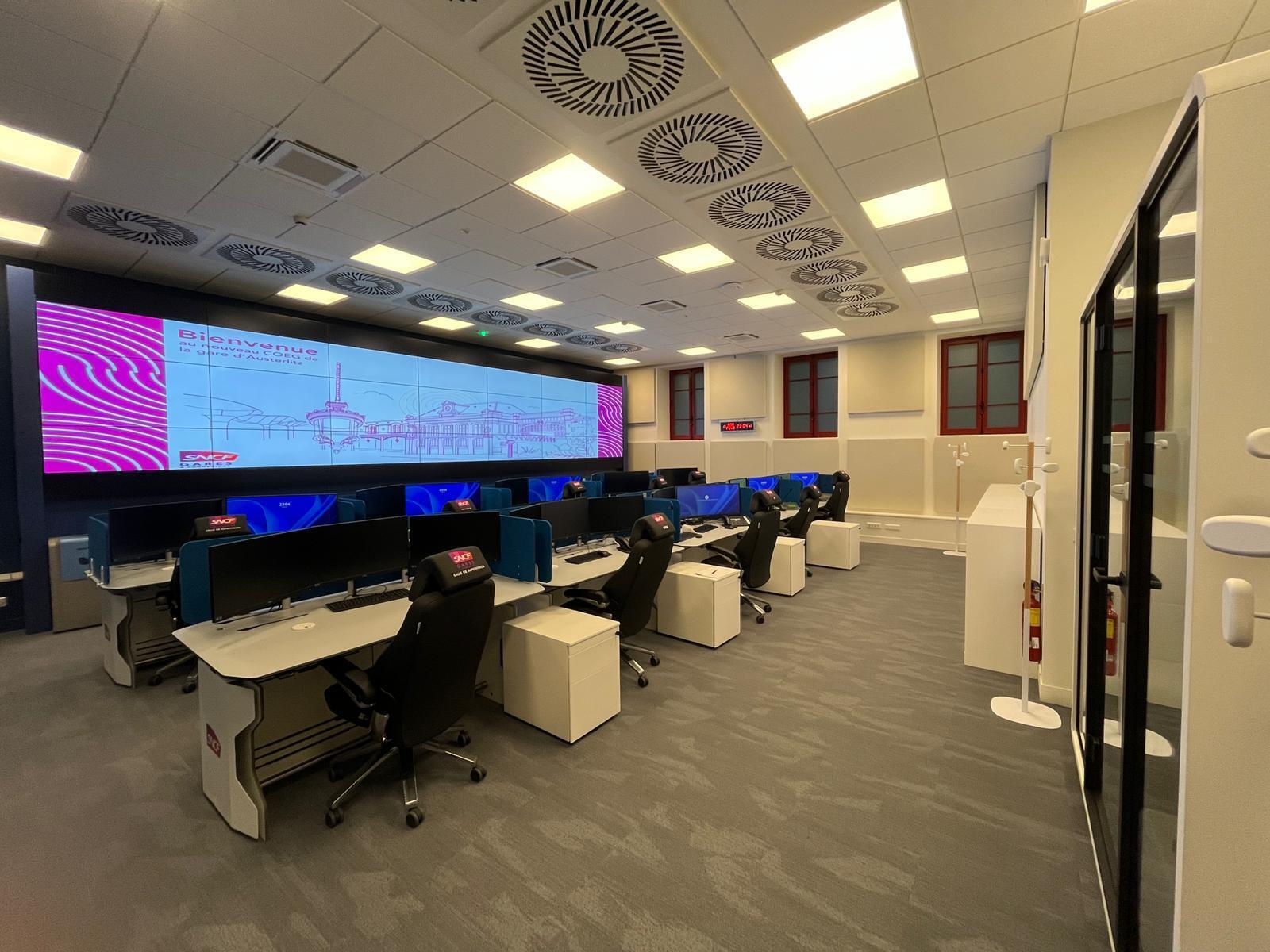 Visite guidée du centre opérationnel exploitation gare