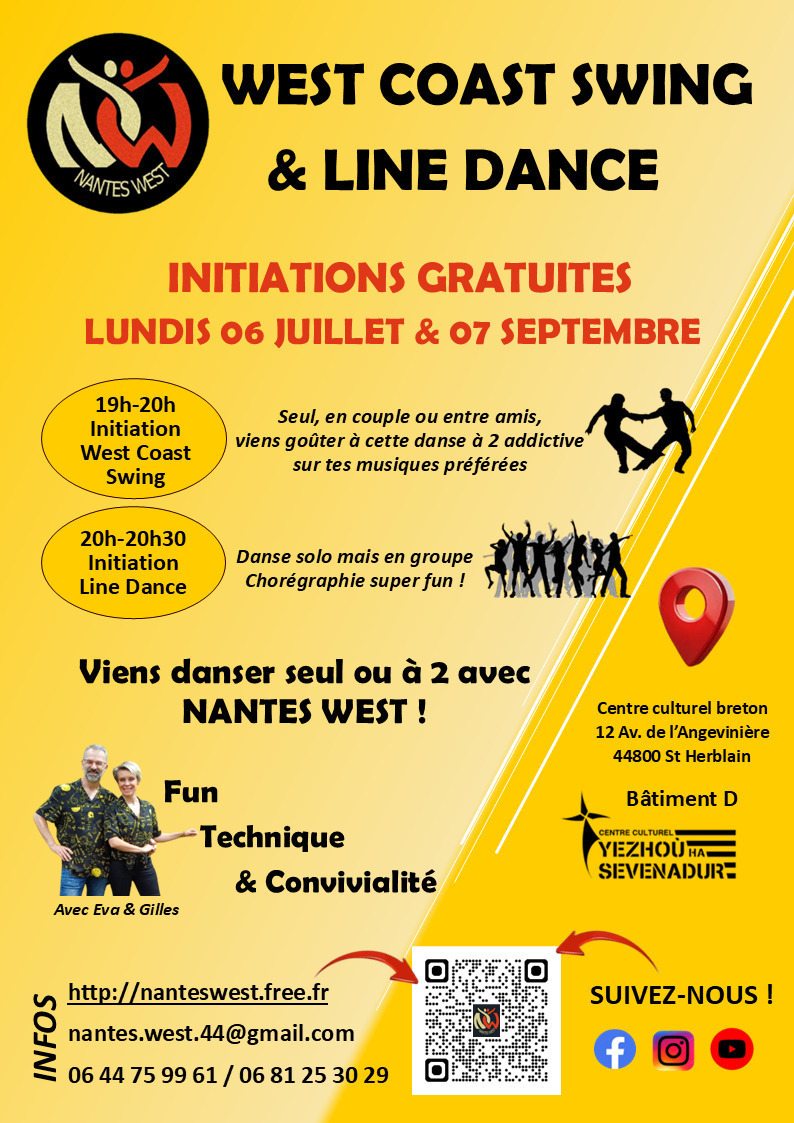 Initiations West Coast Swing & Line Dance