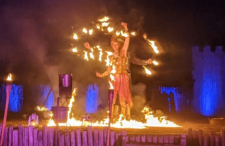 Spectacle de feu "Les Forge-Ciels"