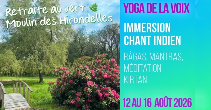 Affiche — Retraite d’été 2026  au Moulin des Hirondelles