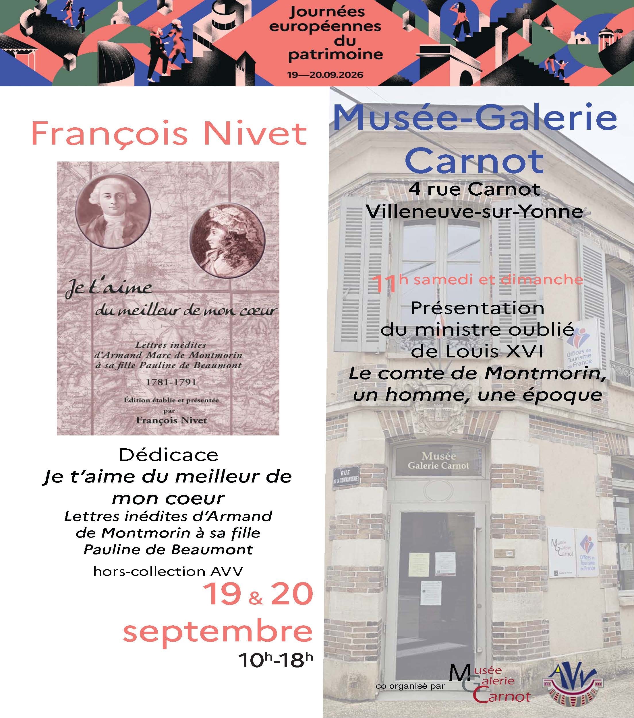 Conférence et dédicace sur le ministre oublié de Louis XVI, par François Nivet