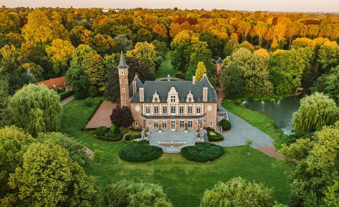 Dans le parc du Château de la Fontaine