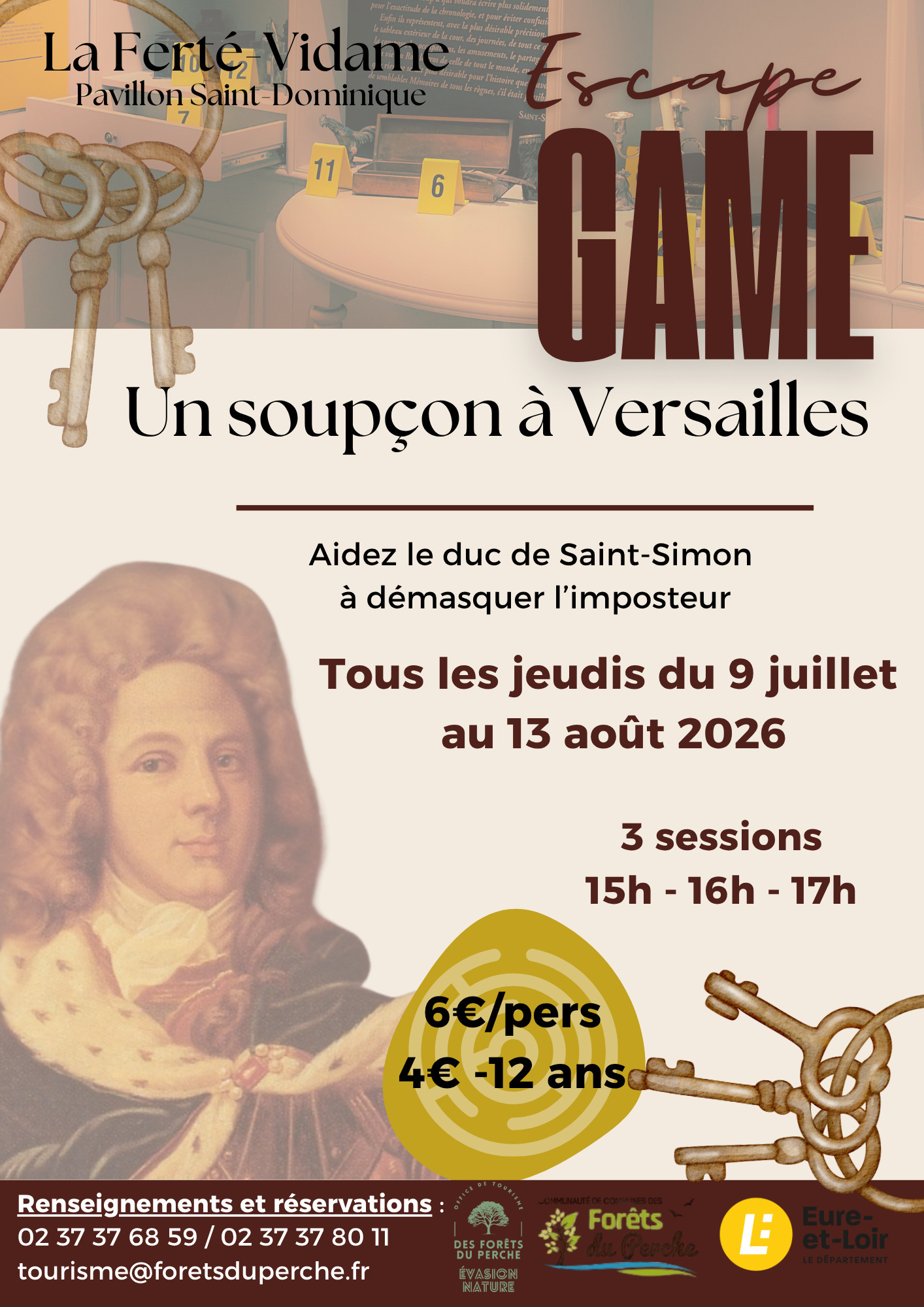 Escape Game – Un soupçon à Versailles