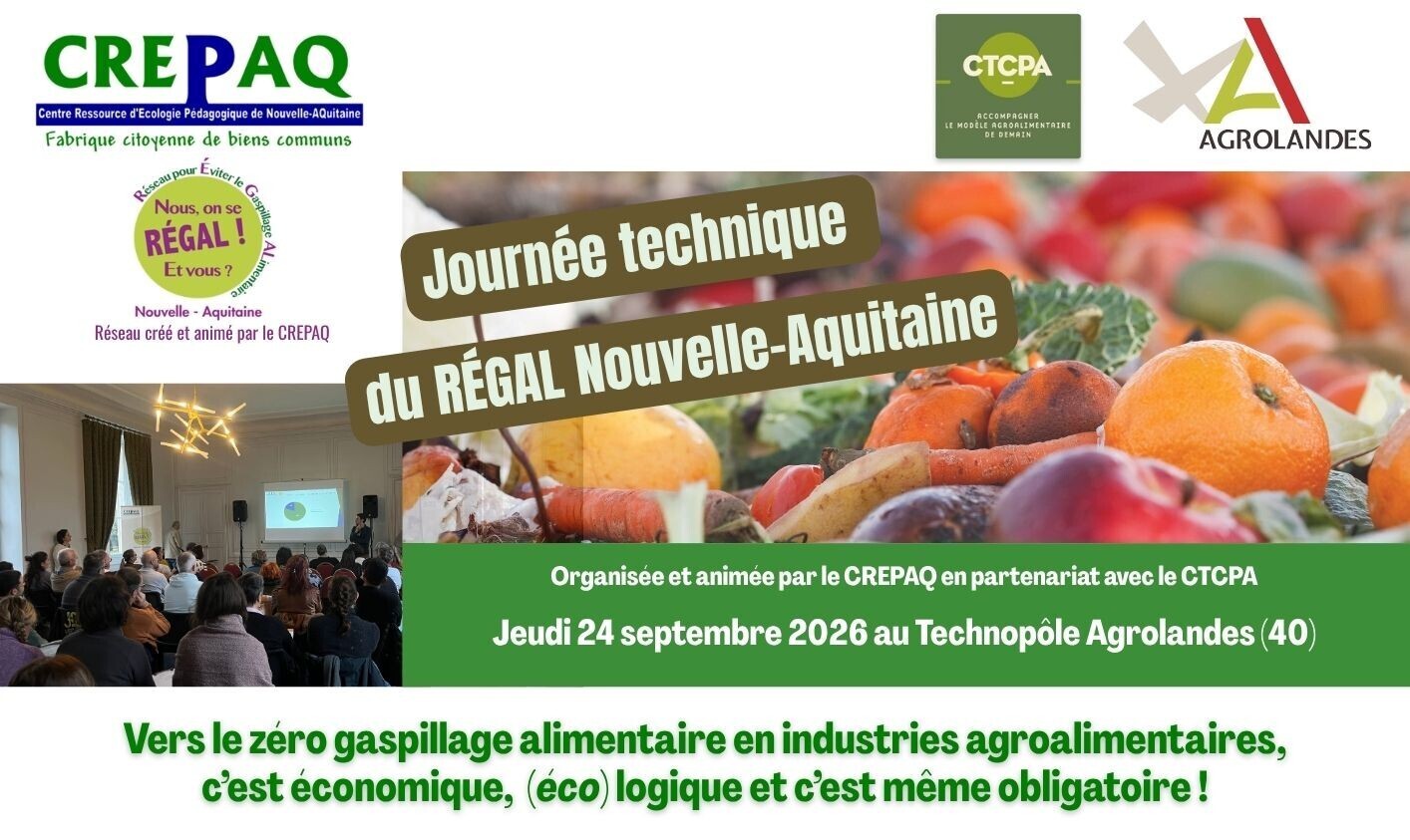 Vers le zéro gaspillage alimentaire en industries agroalimentaires, c'est économique, (éco)logique et c’est même obligatoire !