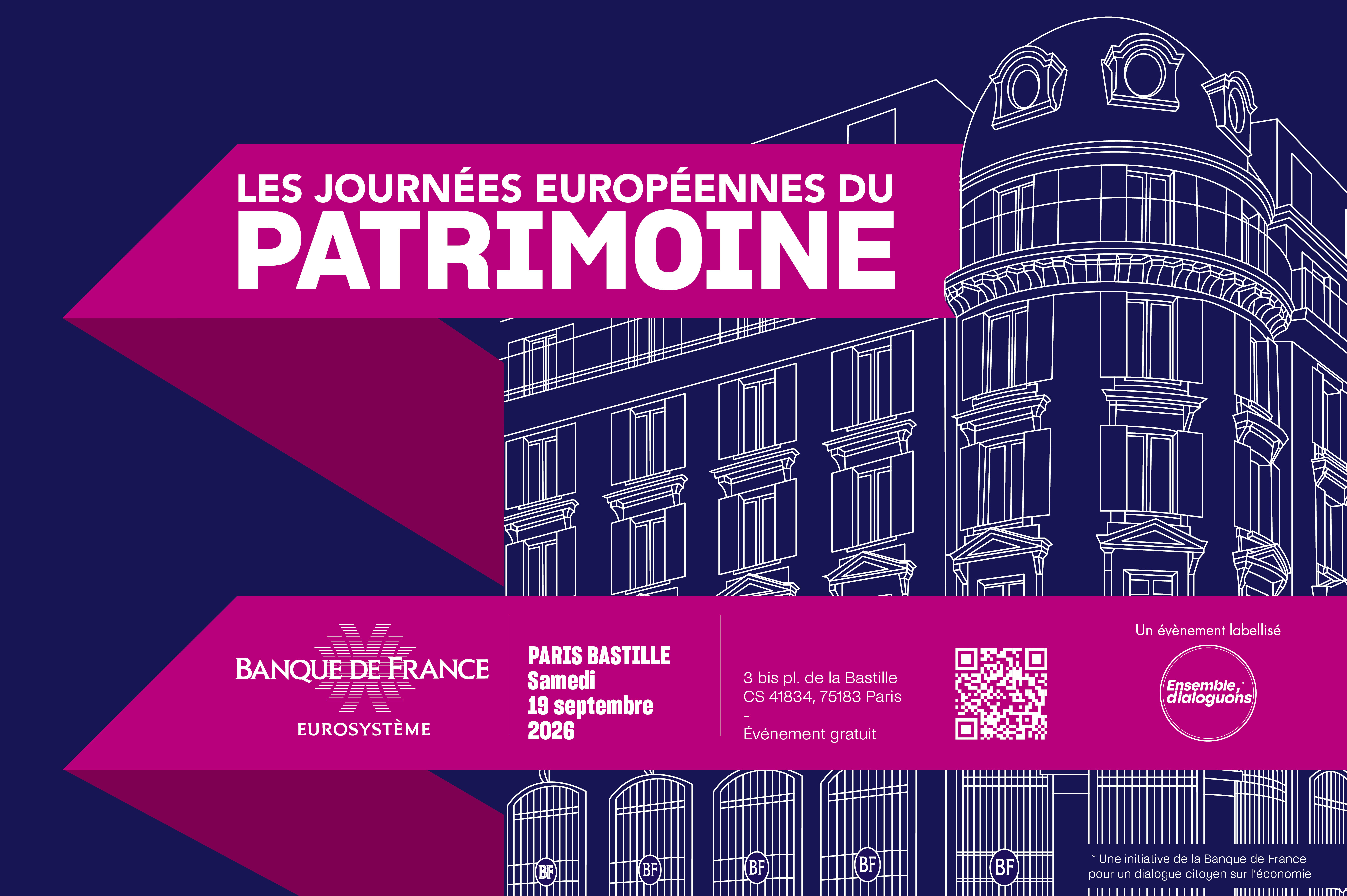 Ensemble, dialoguons - visite Banque de France Paris Bastille