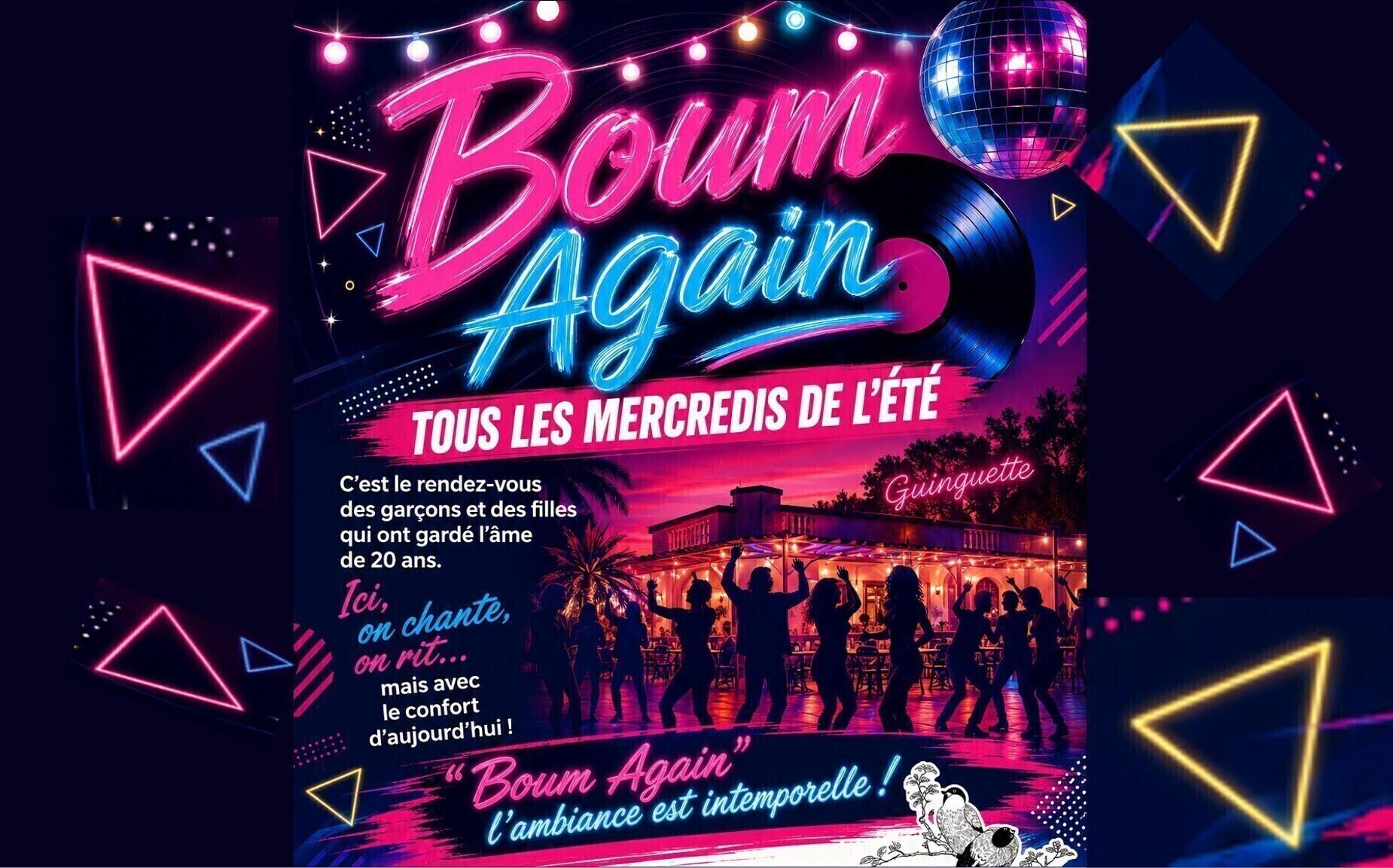 "Boum Again" Tous les mercredis de l’été