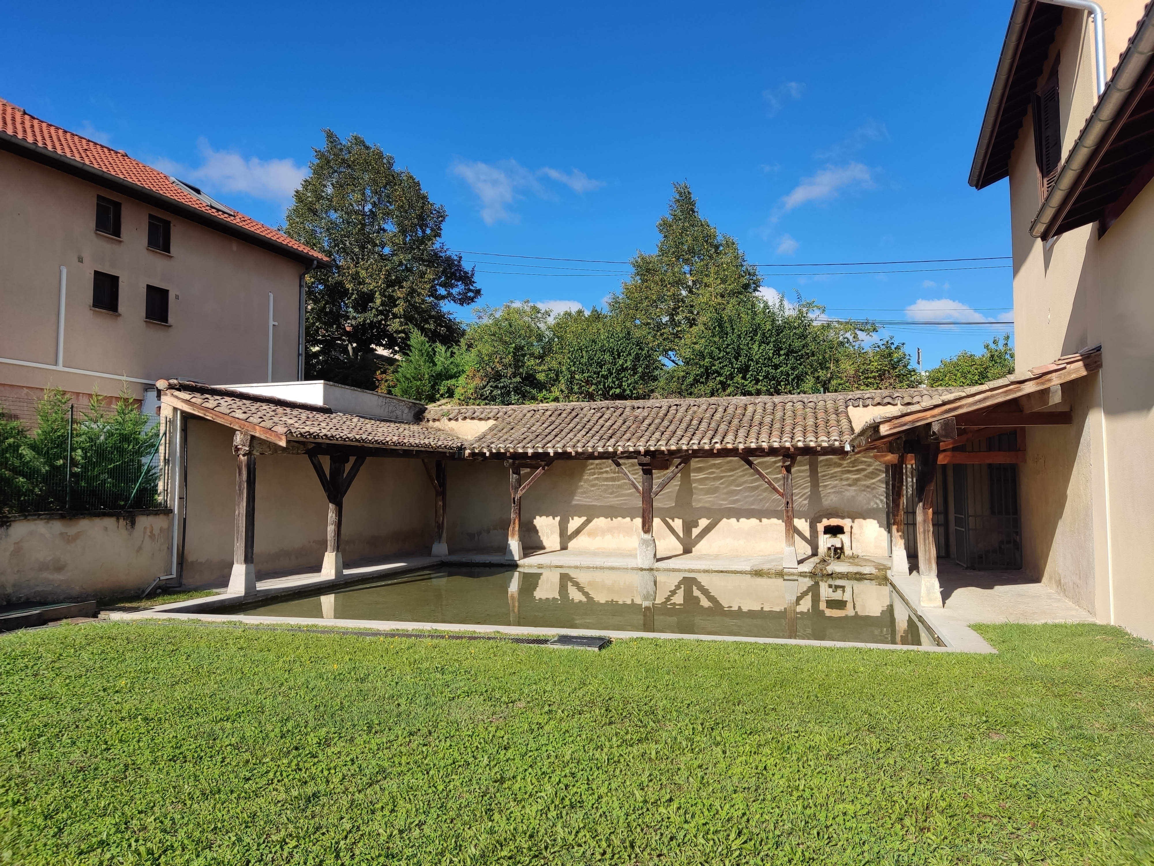 Visite du lavoir de la Platte
