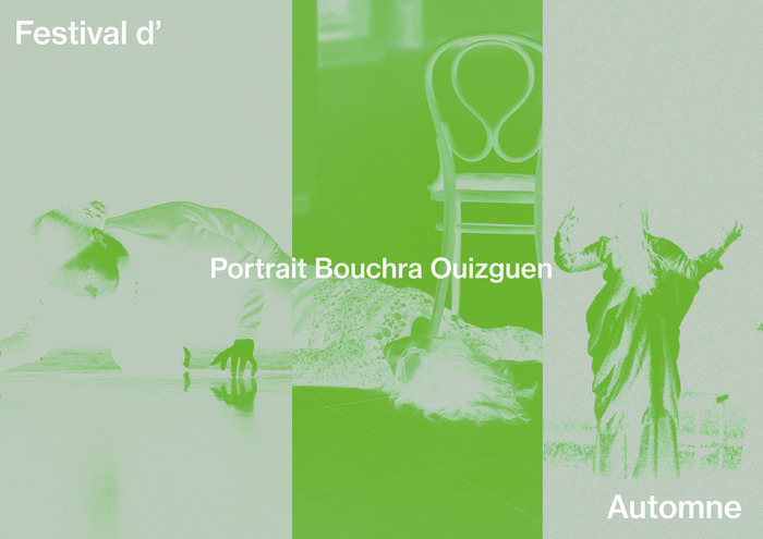 Affiche — Mosaïque—Ce qui traverse les corps I Bouchra Ouizguen invite Yassmine Benchrifa, Josué Mugisha, Jaber Ramezan au Festival d'Automne