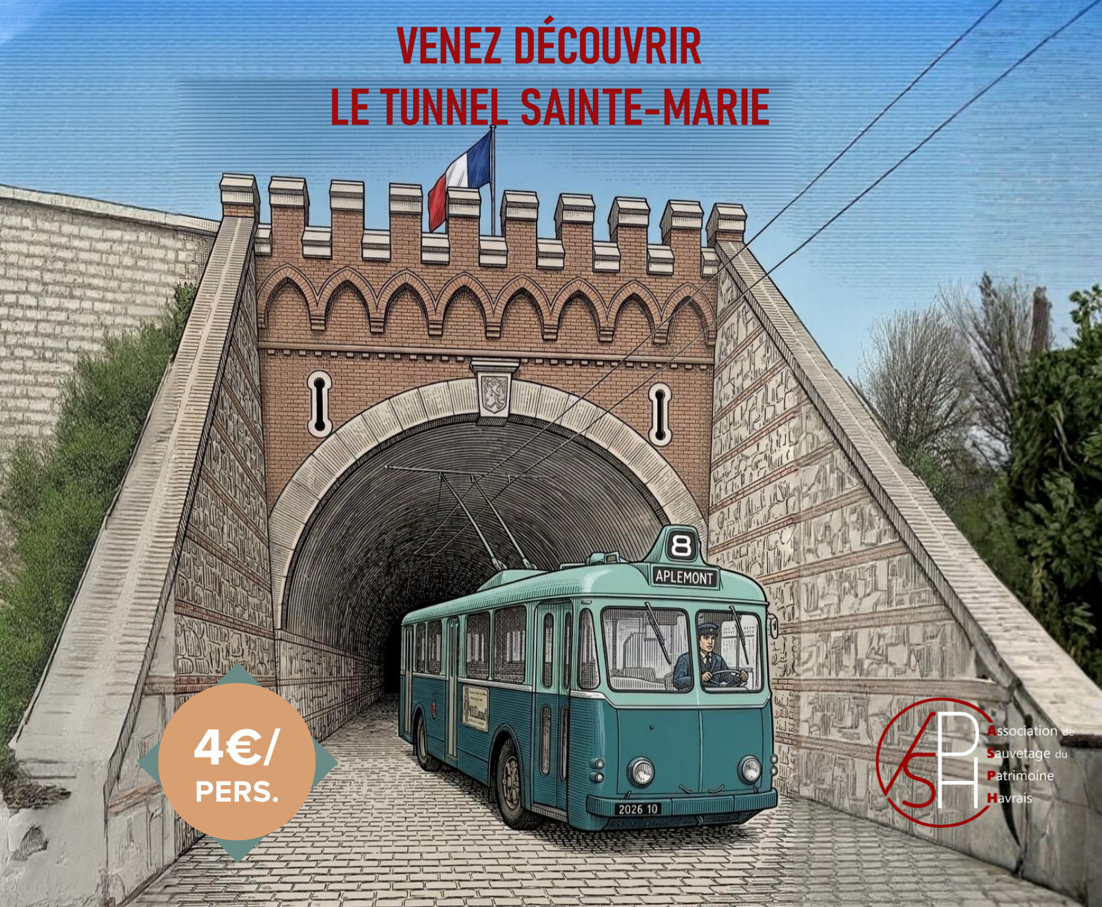Visite guidée du tunnel Sainte-Marie