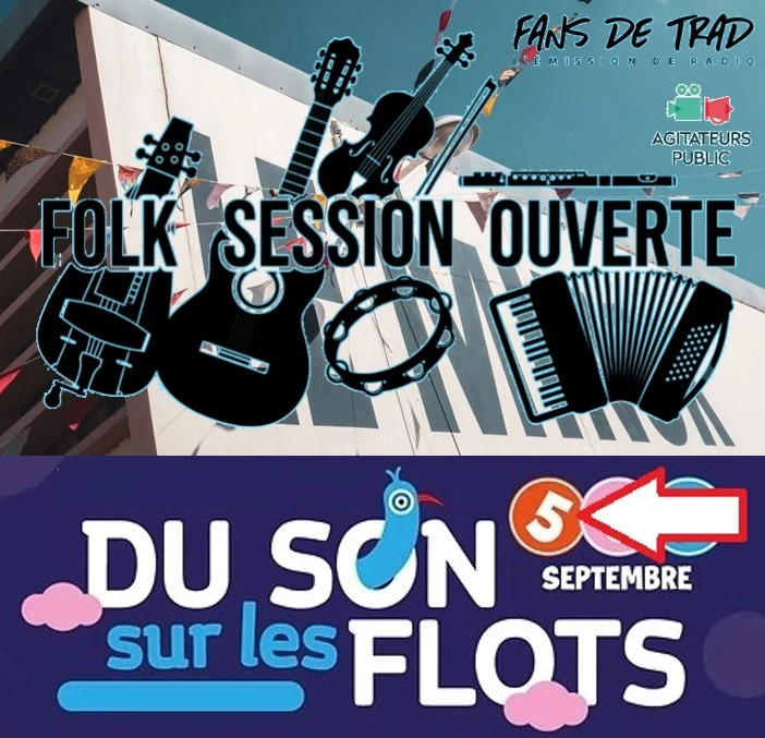 Folk Session Ouverte durant le festival Du Son Sur Les Flots