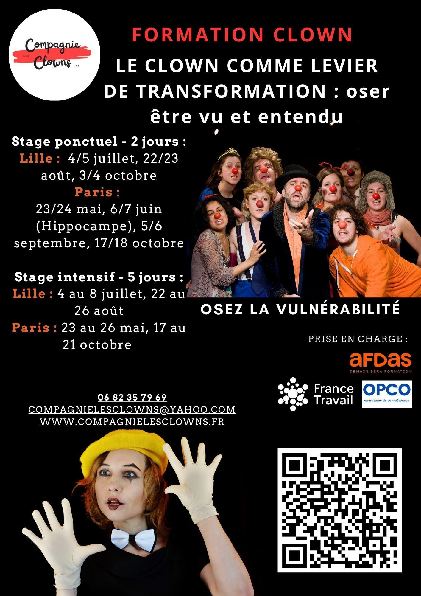 Stage CLOWN - 2026 — LILLE & PARIS