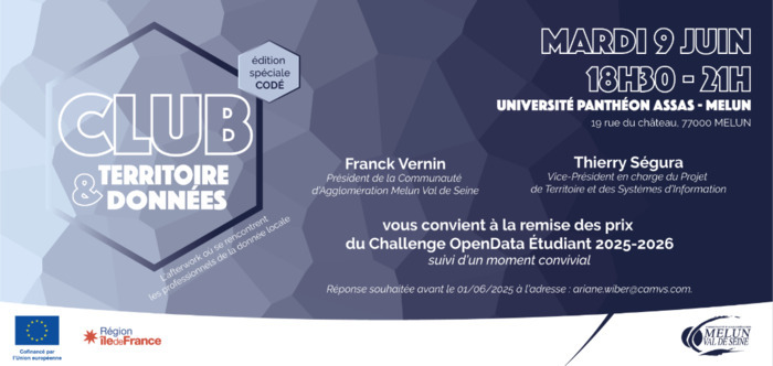 Remise des Prix du Challenge Open Data Etudiants