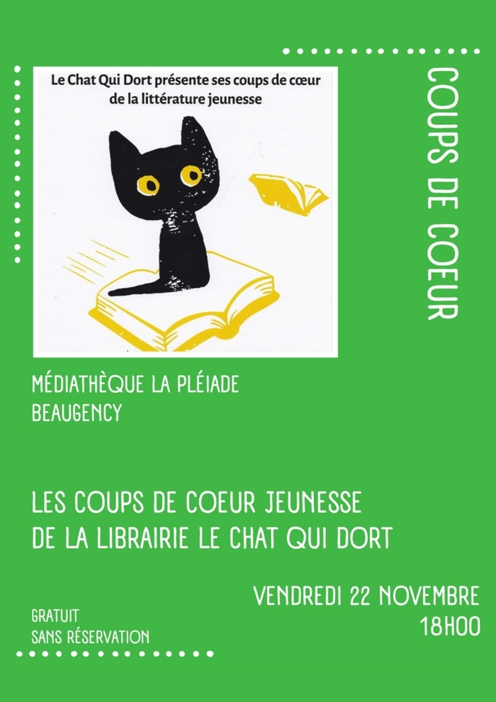 La librairie Le Chat qui Dort vous propose sa sélection de coups de cœur de lecture jeunesse !