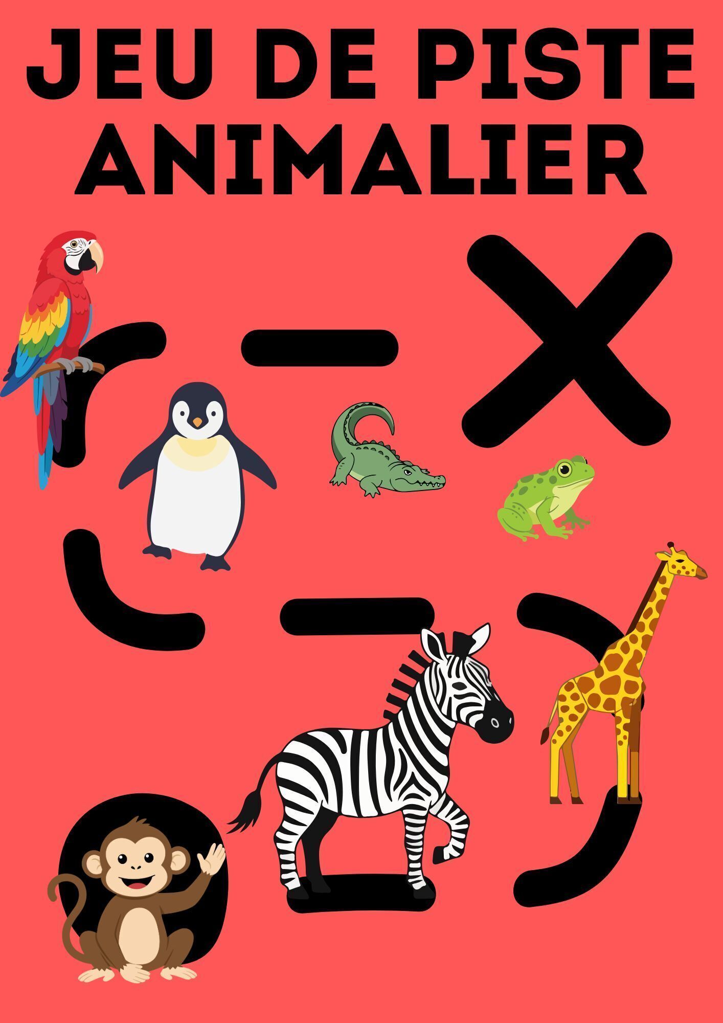 Jeu de piste animalier