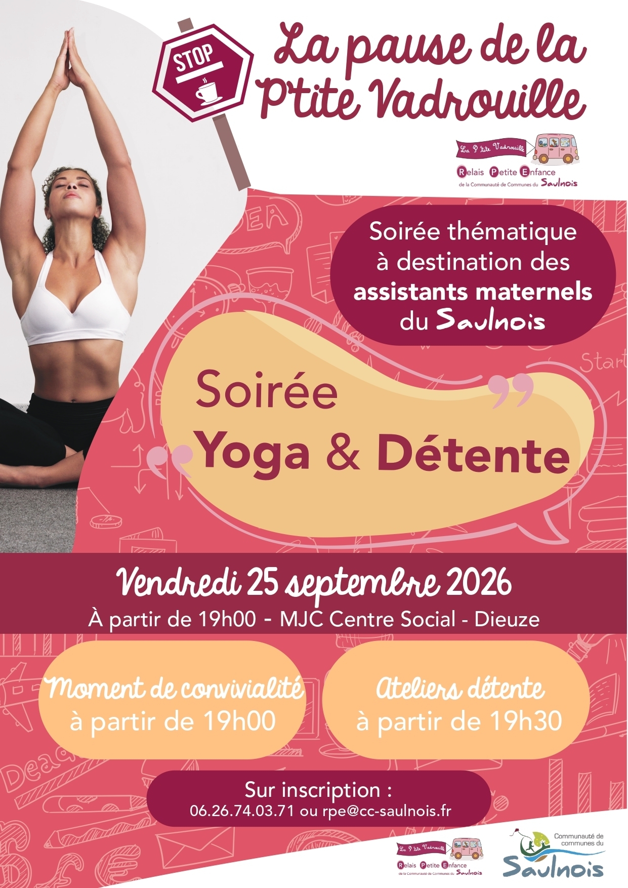 Soirée Bien être à destination des assistants maternels du Saulnois !