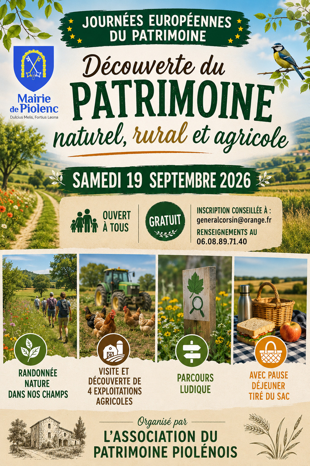 Découverte du patrimoine naturel, rural et agricole