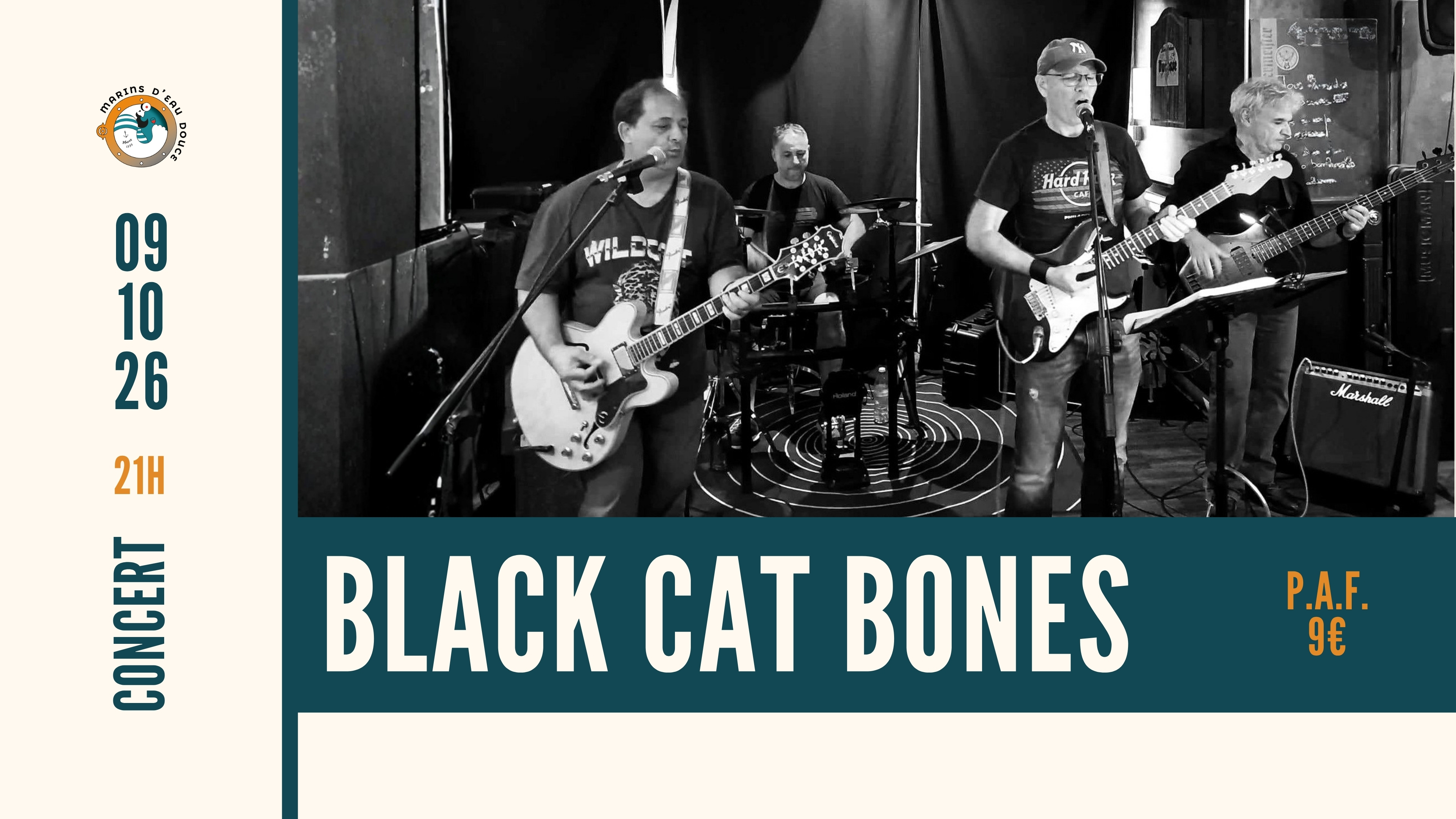 BLACK CAT BONES ➤ Les Marins d'Eau Douce ➤ Ramonville
