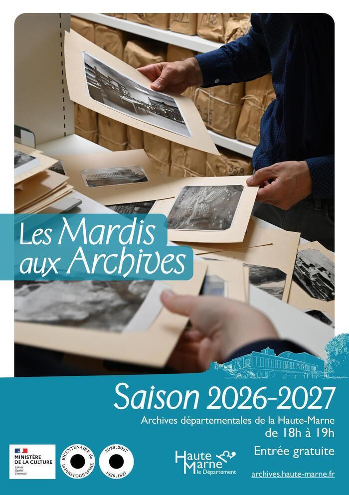 Mardi aux Archives : thème à confirmer
