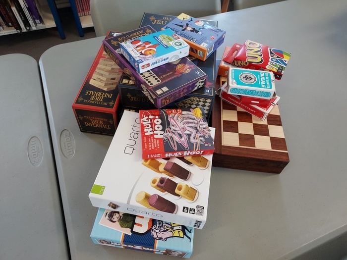 Session jeux à la médiathèque