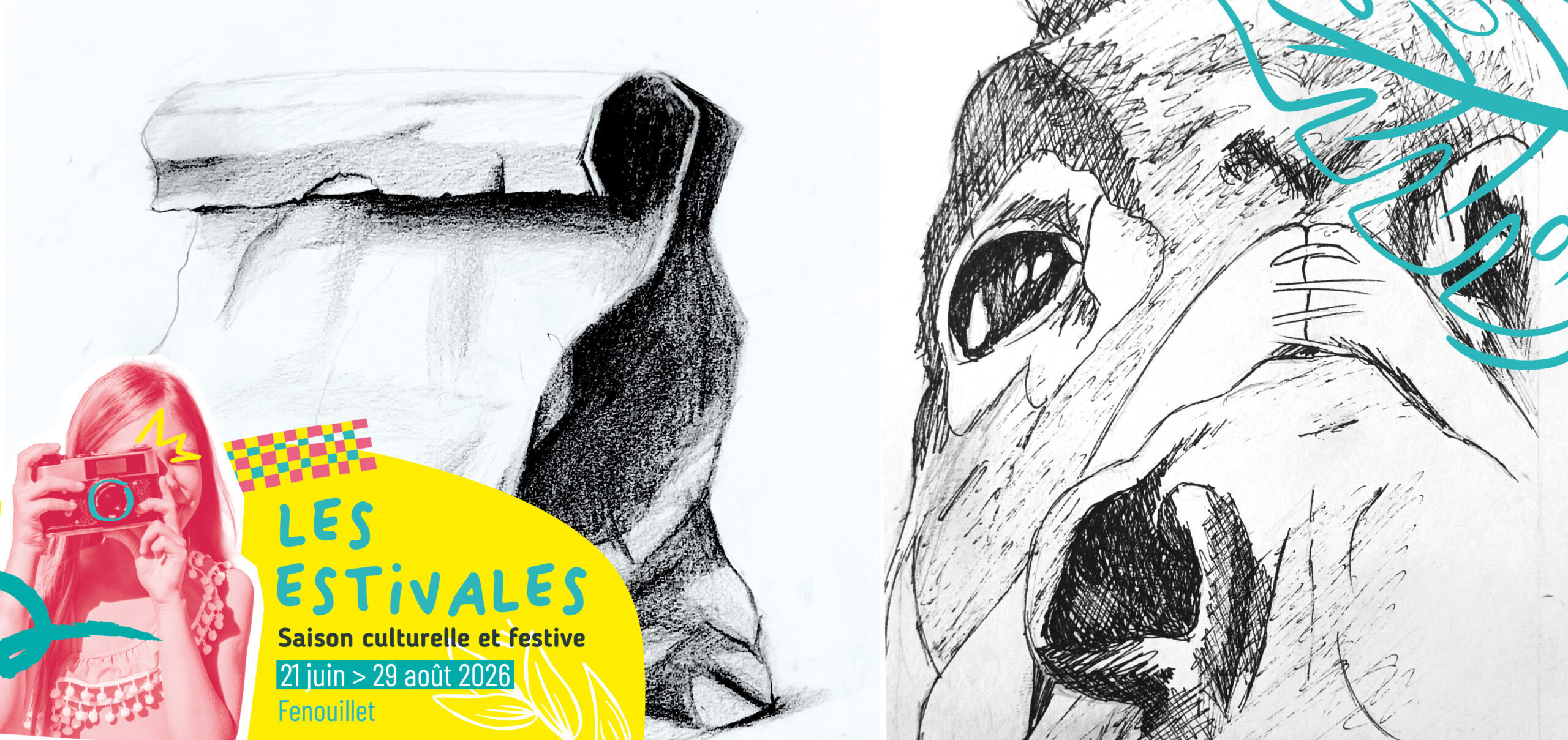 Exposition des élèves du cours de dessin de Céline Lopez - Du 7 juillet au 1er août