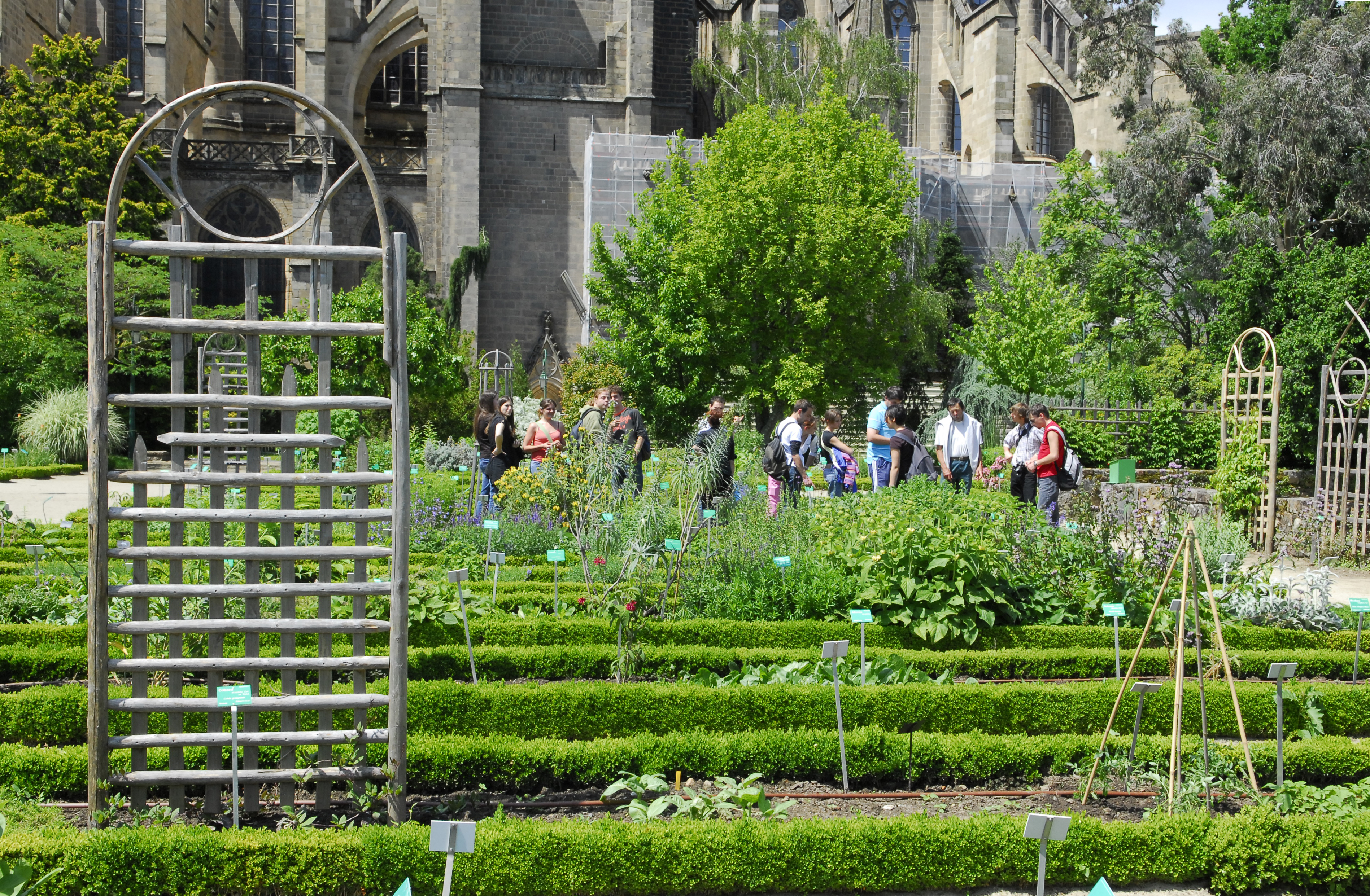 Balade dans les jardins de l'Évêché