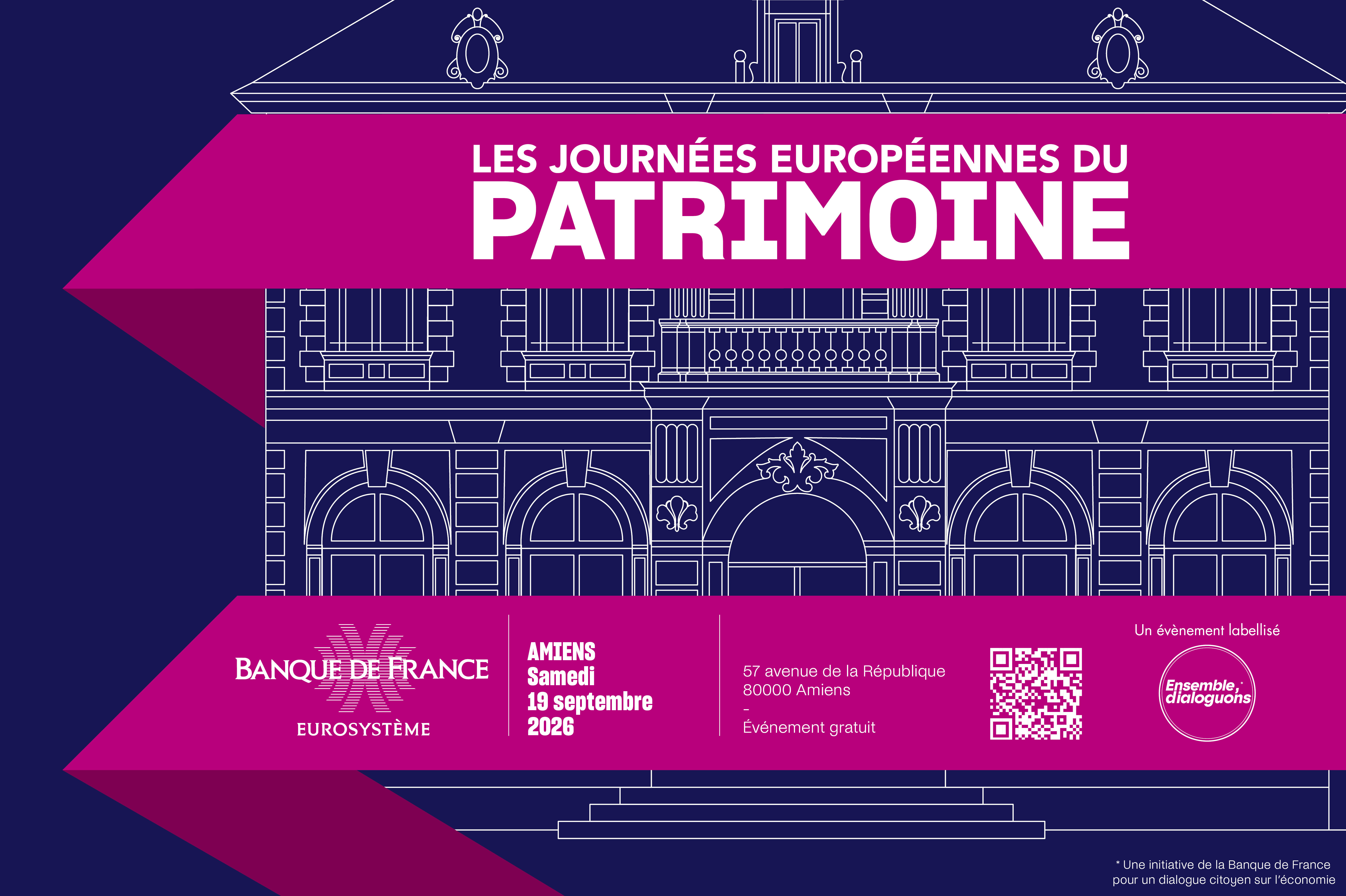 Visite de la Banque de France d'Amiens