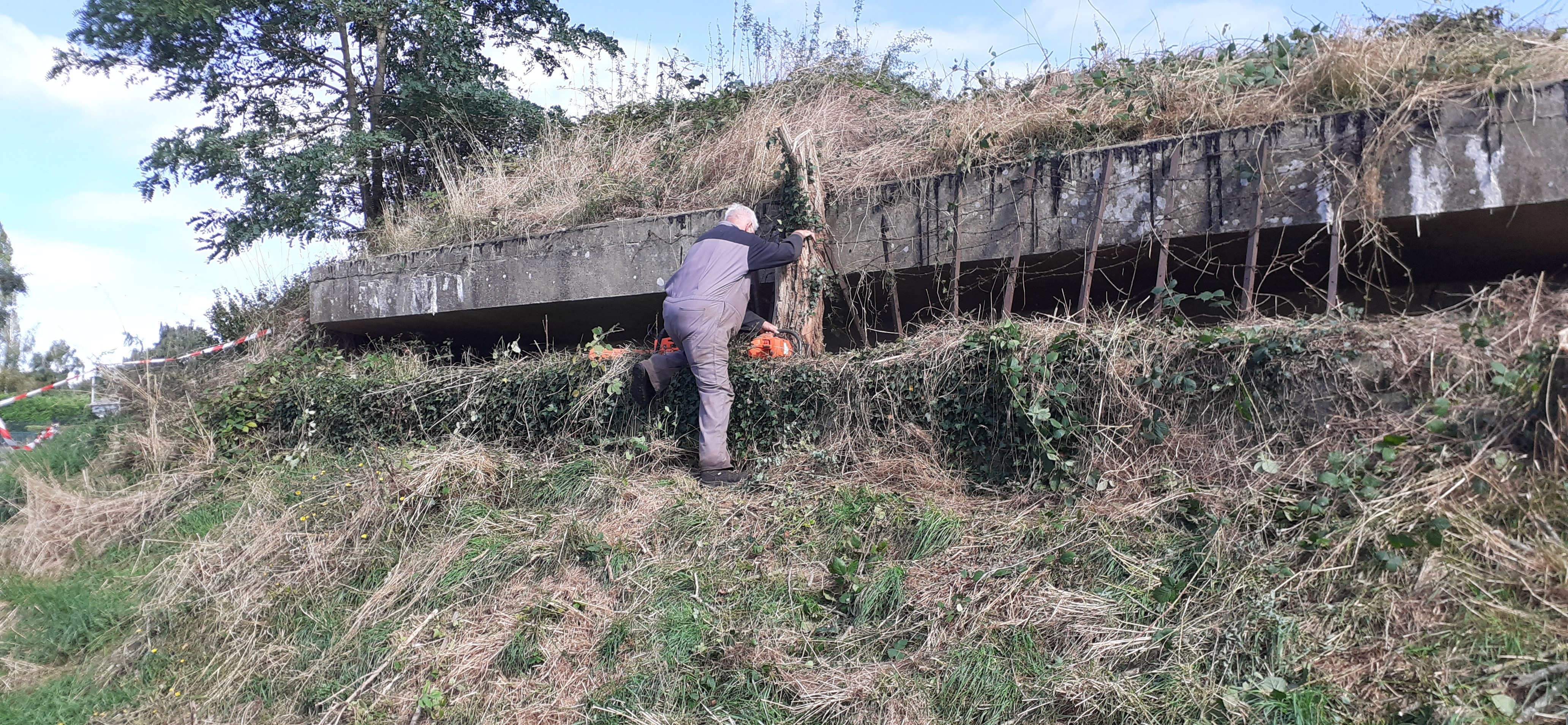 Visite libre d'un blockhaus