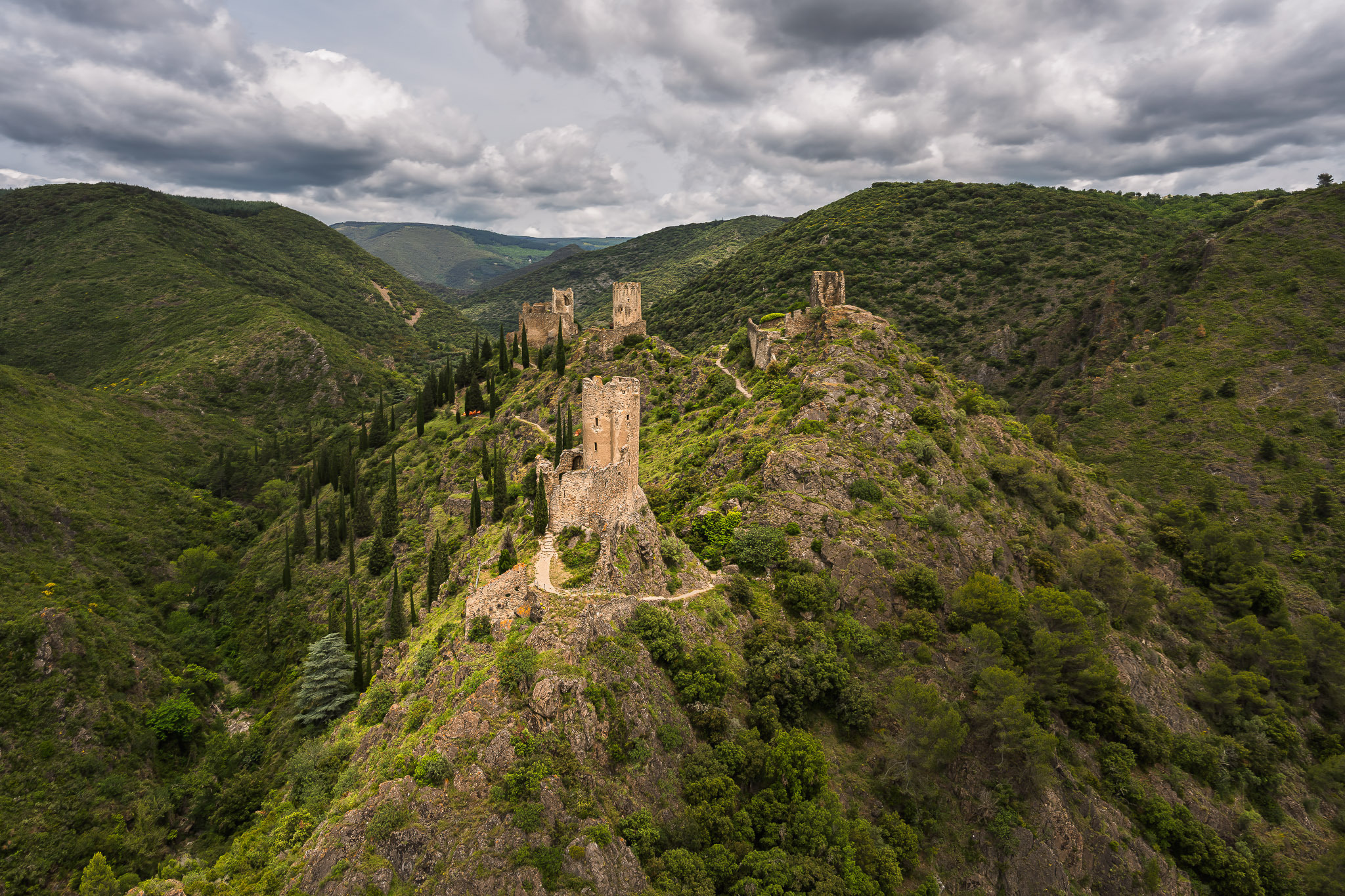 Visite guidée des châteaux de Lastours