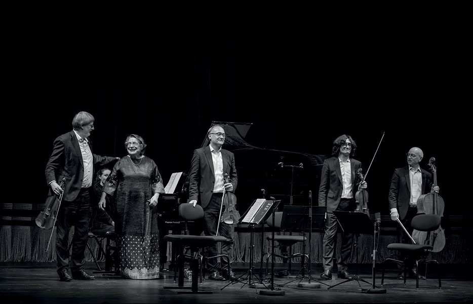 Elisabeth Leonskaja et le Quatuor Danel reviennent !