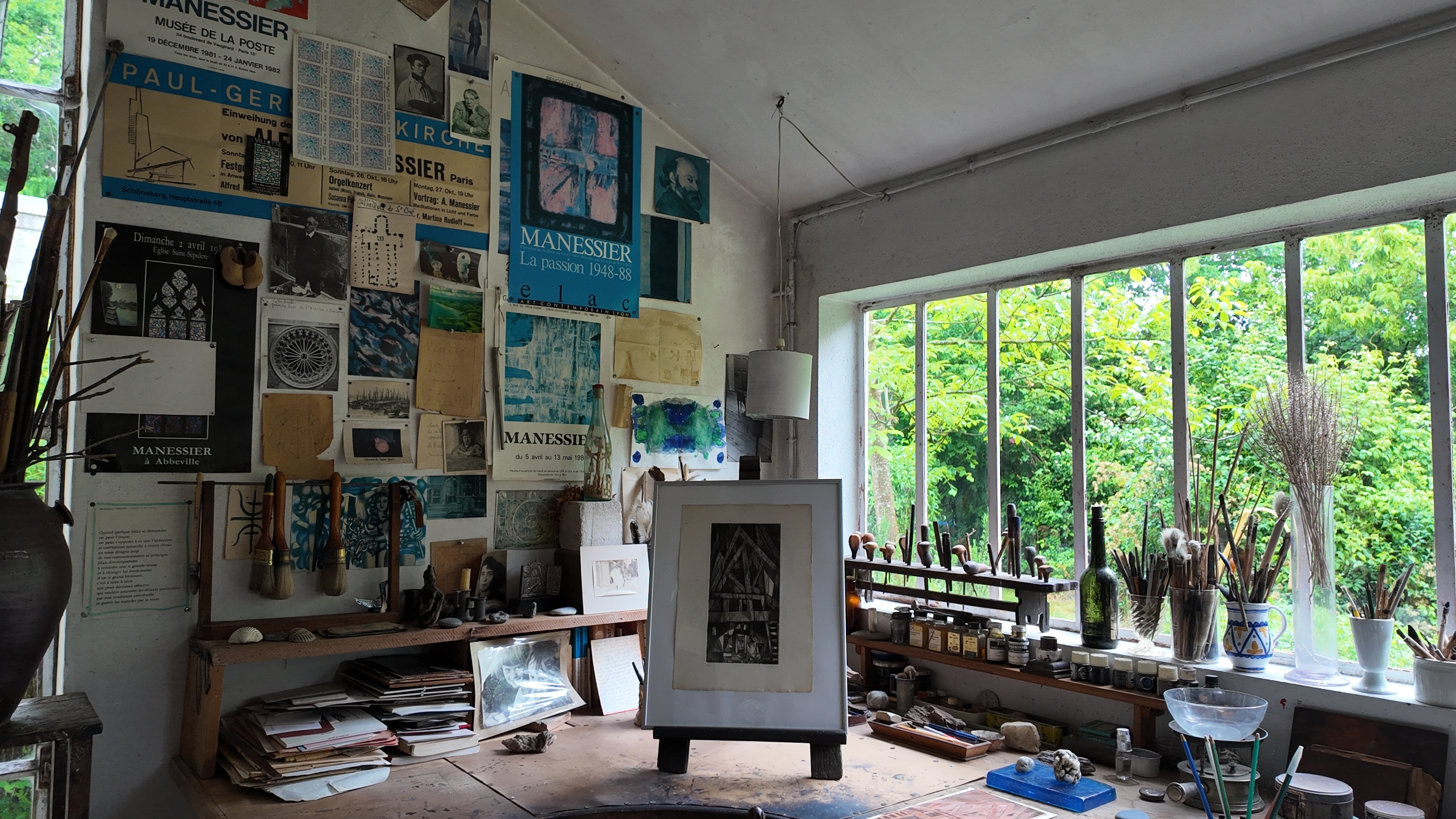 Découverte de l'atelier Manessier