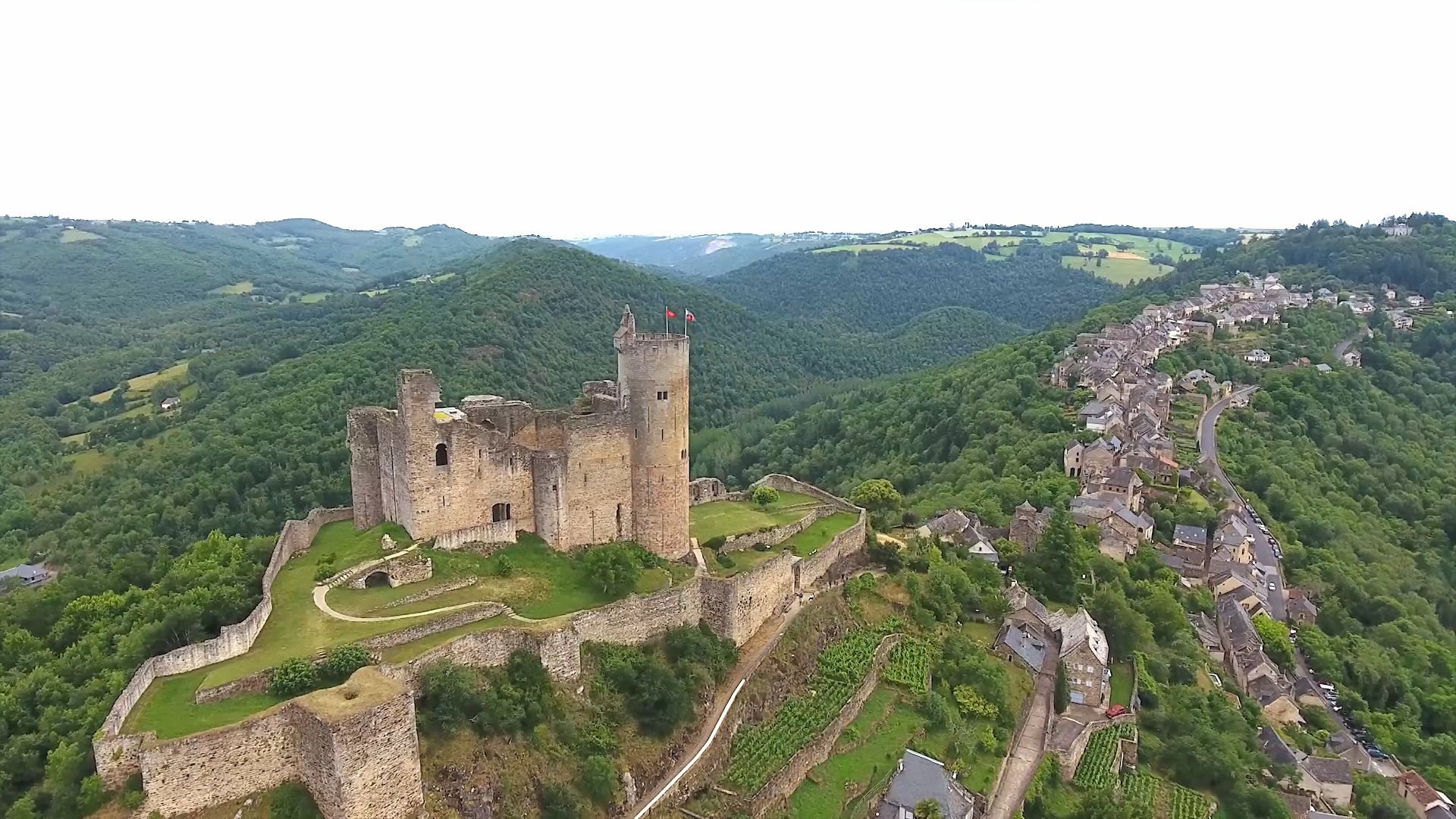 Visite de la forteresse royale de Najac