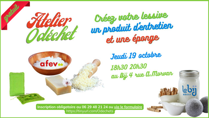 Atelier 0 déchet : produits d'entretien