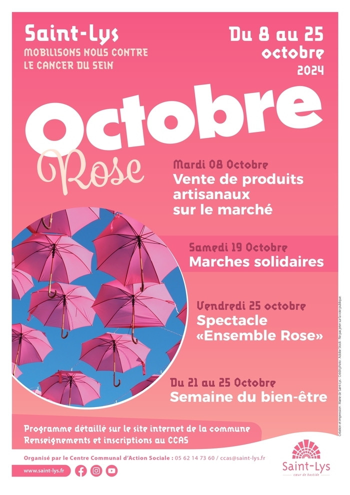 Saint-Lys se mobilise pour "Octobre Rose"