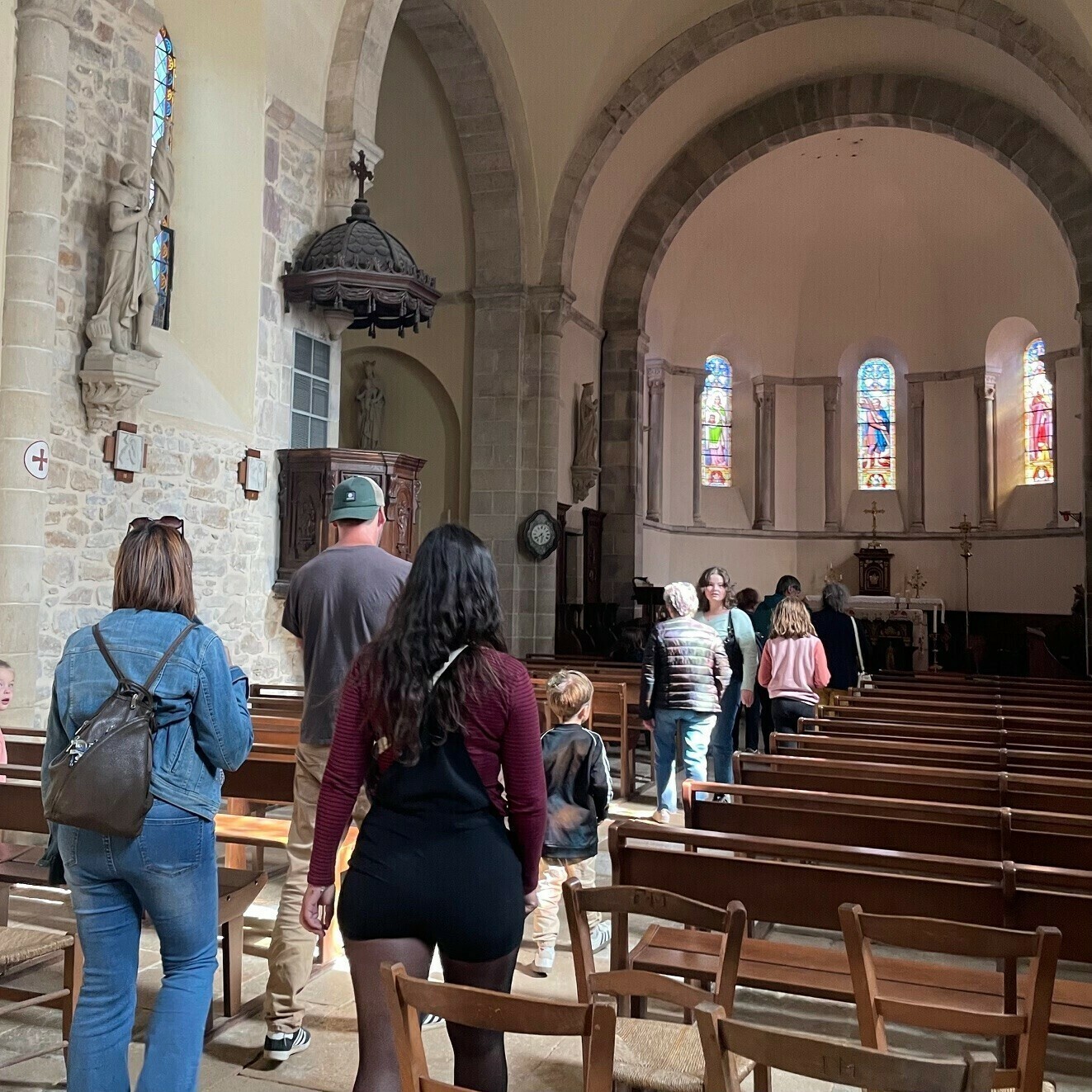Découverte de l'église Sainte-Foy et de l'ancienne forge de Montrozier