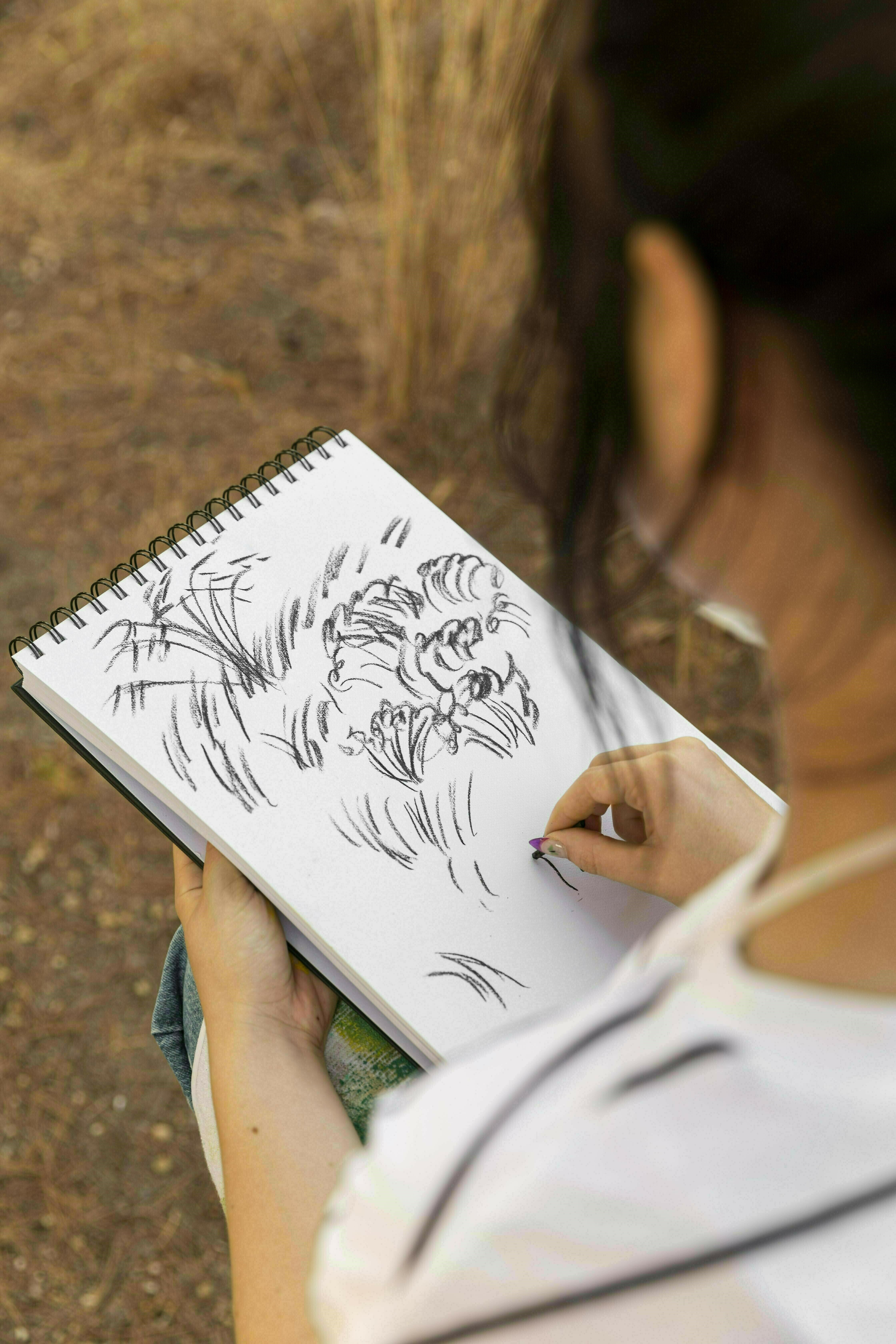 Balade-croquis accompagnée par une artiste à Thuré
