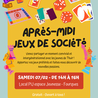 Après-midi jeux de société