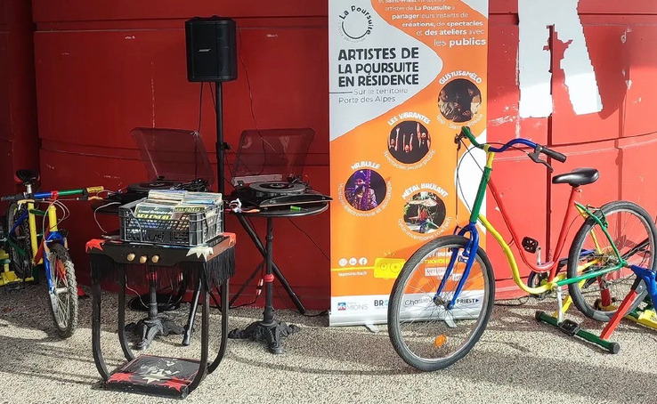 Le vélo Platine Vinyle