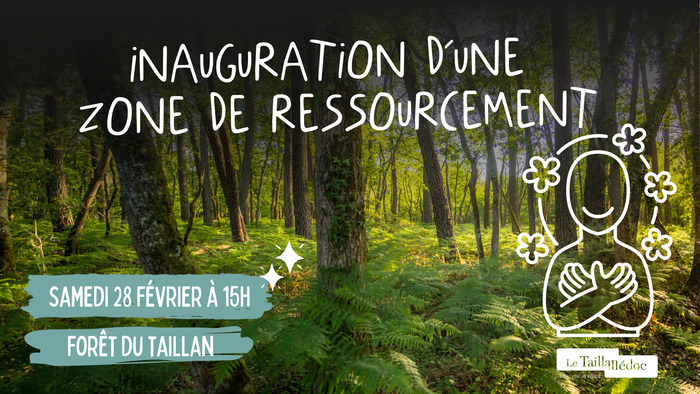 Inauguration d'une zone de ressourcement en forêt du Taillan