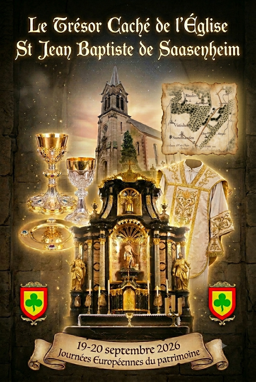Le trésor caché de l'église St Jean-Baptiste de Saasenheim
