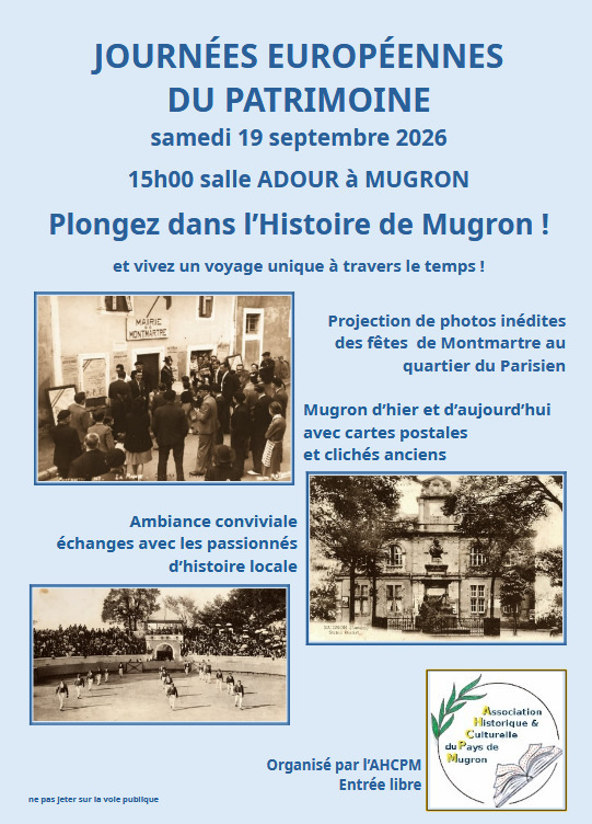 Exposition : Mugron d'hier à aujourd'hui