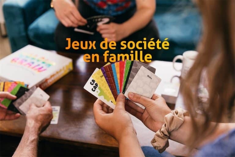Soirée jeux de société en famille