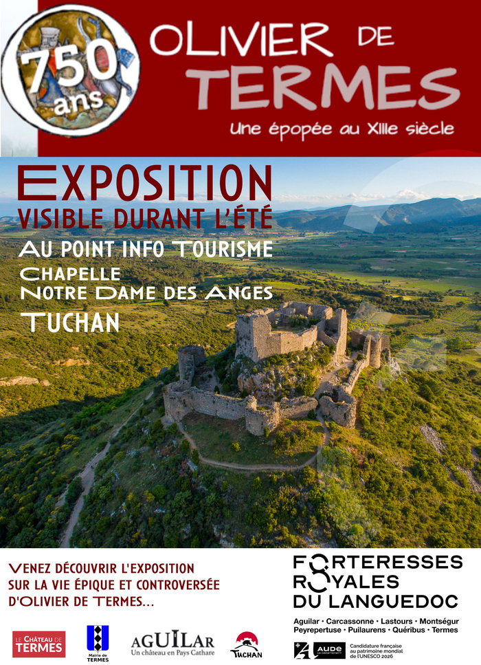 Exposition au château d'Aguilar : la vie d'Olivier de Termes