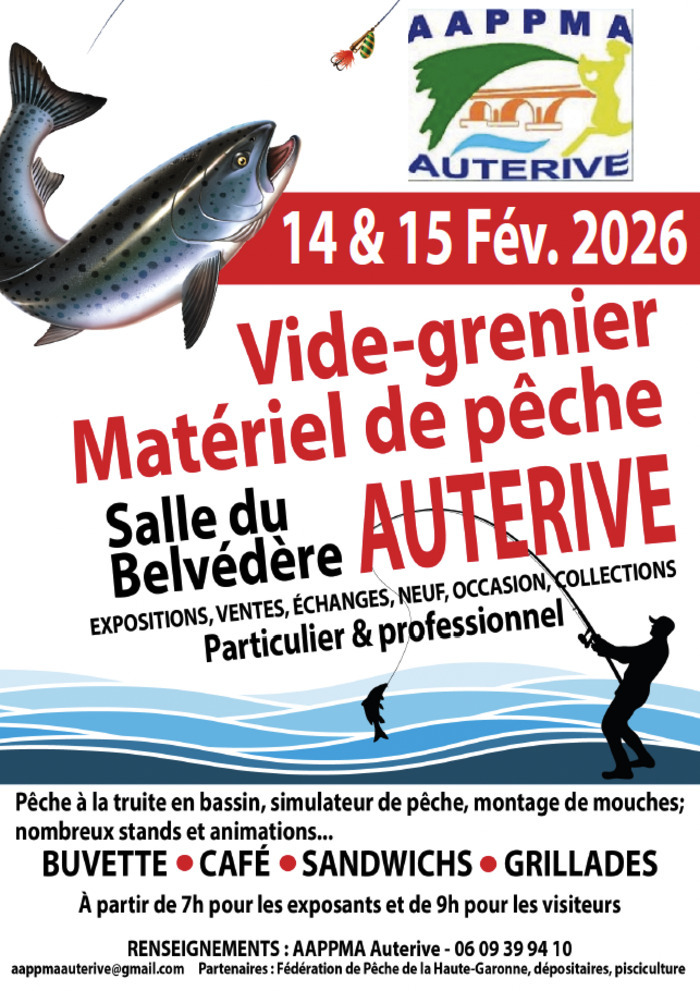 Vide grenier Matériel de pêche