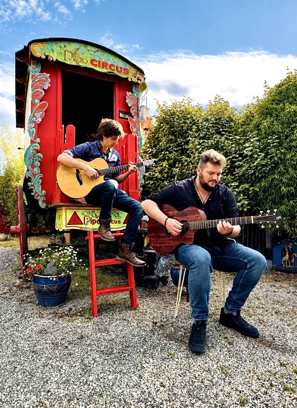 Concert folk avec Onde Vagabonde chez l'habitant à Beaussais, 13 août